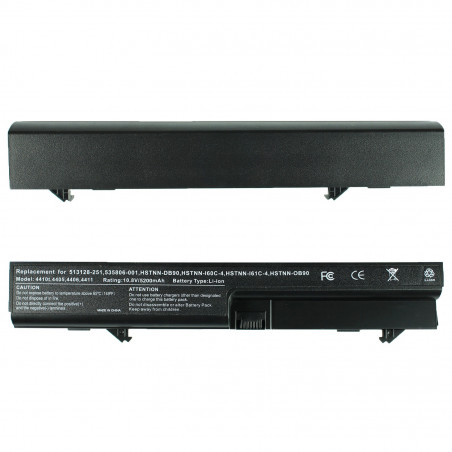 Акумулятор до ноутбука HP 4411S Probook 4410s 4411s 4415s 4416s 11.1V 5200mAh Black оем