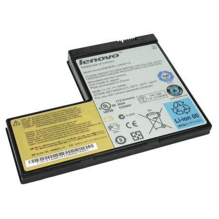 Акумулятор до ноутбука Lenovo L08S6T13 I42T4575 42T4576 deaPad Y650 4185 Y650A Series 11.1V 3600mAh Black оем