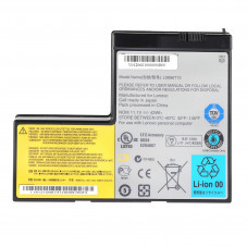 Акумулятор до ноутбука Lenovo L08S6T13 I42T4575 42T4576 deaPad Y650 4185 Y650A Series 11.1V 3600mAh Black оем