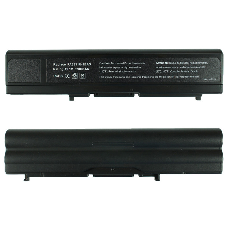 Акумулятор до ноутбука Toshiba PA3331 PA3331U-1BAS 1BRS PA3332U-1BAS 1BRS Satelite M30 M35 11.1V 5200mAh Black оем