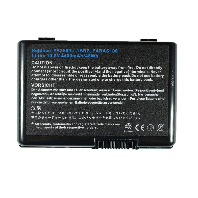 Батарея для ноутбука Toshiba PA3589 PA3589U-1BAS PA3589U-1BRS PA3609U-1BRS PABAS106 Dynabook Qosmio F40 F45 10.8V 4400mAh Blac