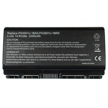 Акумулятор до ноутбука Toshiba PA3591 PA3591U-1BAS PA3591U-1BRS Equium L40 Series Satellite L40 L45 L401 L402 Series 14.8V 2200