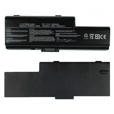 Батарея для ноутбука Toshiba PA3640 PA3640U-1BAS PA3640U-1BRS PABAS121 Qosmio F50 Series 14.4V 4400mAh Black оем