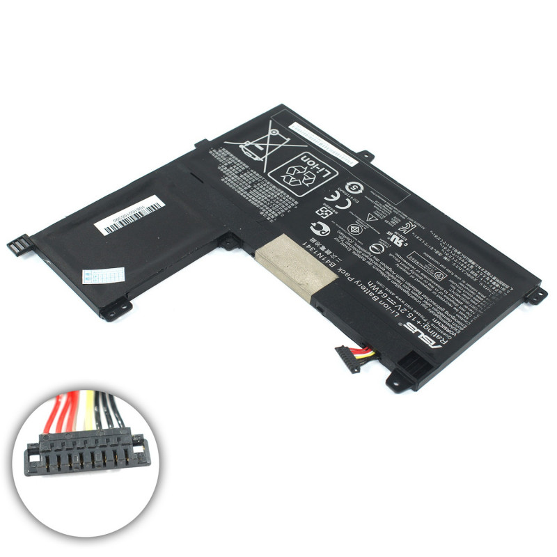 Батарея для ноутбука ASUS B41N1341 Q502LA Q502LA-BBI5T12 Q502LA-BBI5T14 Q502LA-BBI5T15 15.2V 4110mAh 64Wh Black 0B200-00960000