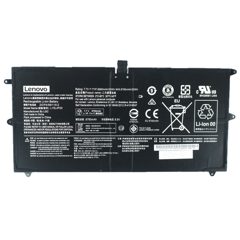 Акумулятор LENOVO L15L4P20 L15M4P20 900S-12ISK 900S-12ISK 80ML001WGE 900S-12ISK 80ML001XGE 900S-12ISK 80ML001YGE 900S-12ISK-6Y7 Акумулятор LENOVO L15L4P20 L15M4P20 900S-12ISK 900S-12ISK 80ML001WGE 900S-12ISK 80ML001XGE 900S-12ISK 80ML001YGE 900S-12ISK-6Y7