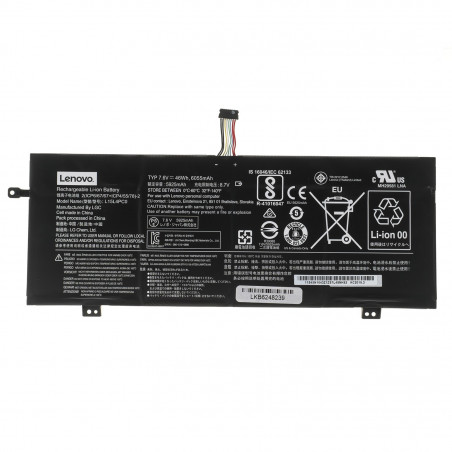 Акумулятор до ноутбука LENOVO L15M6PC0 L15L4PC0 L15M4PC0 L15S4PC0 IdeaPad 710S Plus-13ISK 710S-13IKB 7.5V 6055mAh 46Wh Black oe
