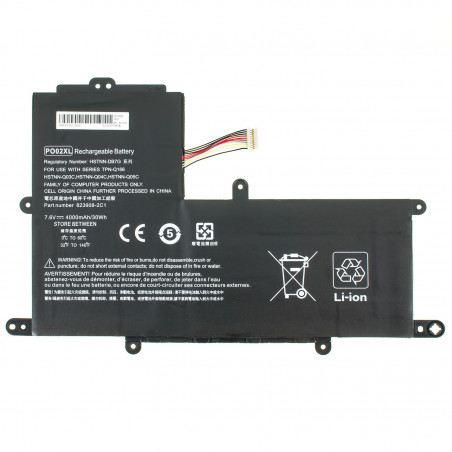 Батарея HP PO02XL 2ICP4-75/121 823908-1C1 2C12D1 824536-850 824560-005 HSTNN-1B7G DB-G DB7G IB7G P002XL P002037XL PO02XL PO0203