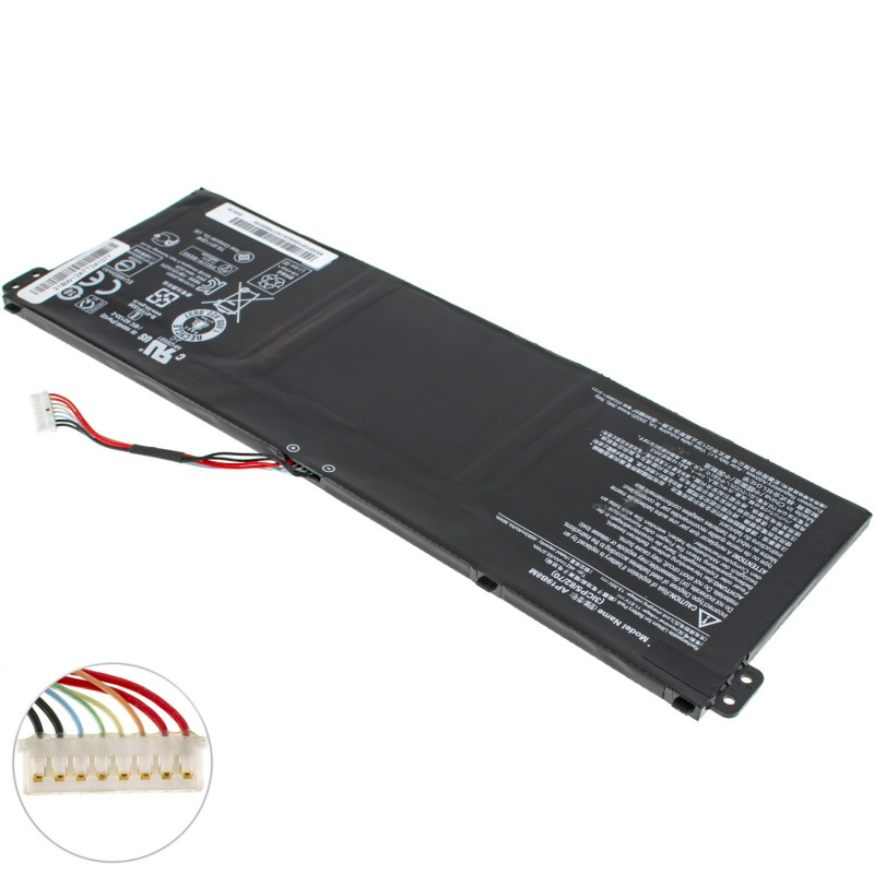 Акумулятор до ноутбука ACER AP19B8M SF313-51N SF513-55N ConceptD 3 Pro CN315-72P 11.61V 4821mAh 55.97Wh Black KT.0030G.024 orig