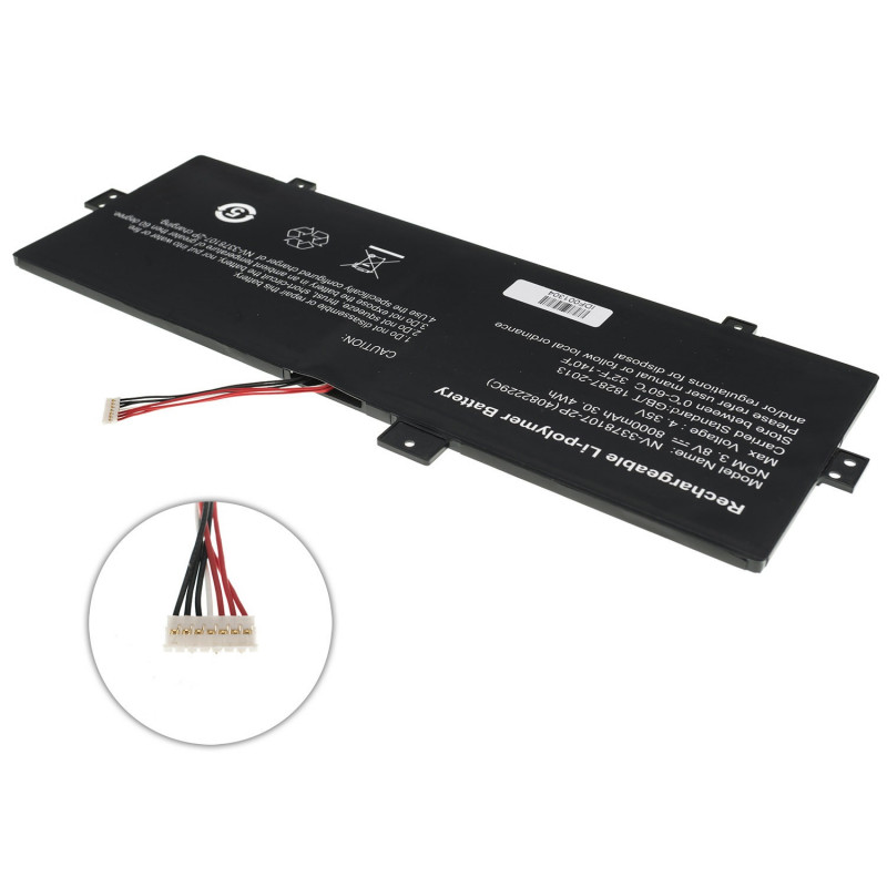 Акумулятор до ноутбука Prestigio NV-3378107-2P SmartBook 116C 3.8V 8000mAh 30.4Wh orig