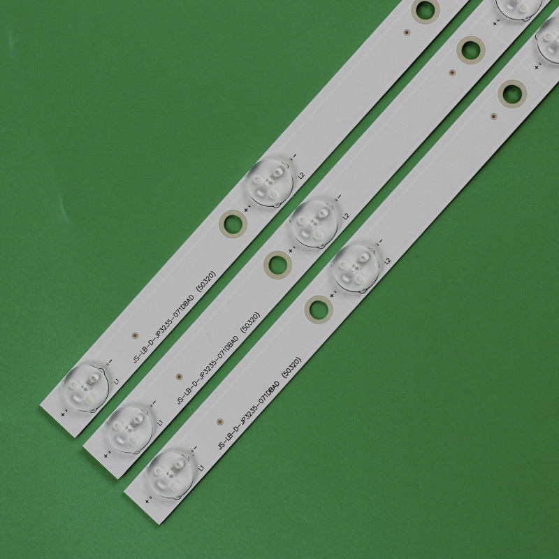 Подсветка 7 led 596 mm 3v JS-LB-D-JP3235-071DBAD JS LB D JP3235 071DBAD 32L31 32L33 32L53 TCL L32F1600B L32F1600 E59SHD32 D-JP3