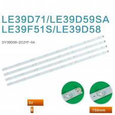 Підсвітка Adler 39AE5000 Awox AX039LD012 S2 P40100 P40200 BBK 40LEM1017 T2C Lehua TCL 39S570 Liberty LD 3980 Pioneer LED 39B350