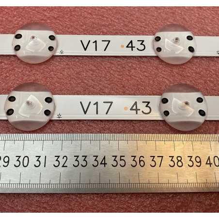 Подсветка LG 43VH6100 CB LC430DQE LC430DQE FLM1 43VH6100 CB 43LJ622V 4