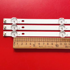 Підсвітка 7 led 768 mm 3v шаг RF-BS390001SE30-0701 A0 RF BS390001SE30