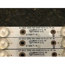 Подсветка Insignia 9 led 800 mm GJ-2K16 D2P5-400-D409-V3-Pitch GJ 2K16