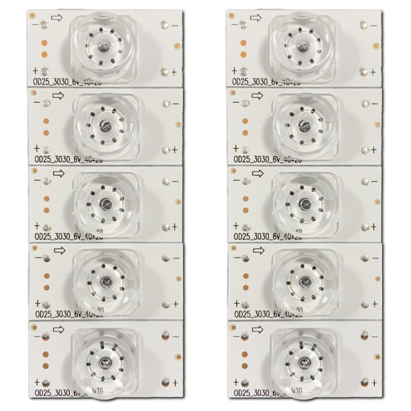 Универсальный LED светодиод для телевизоров любых диагоналей 6V Square