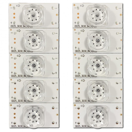 Универсальный LED светодиод для телевизоров любых диагоналей 6V Square