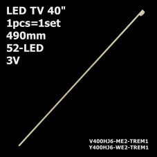 LED підсвітка TV 40" inch 490mm 52-led V400HJ6-ME2-TREM1 V400HJ6-ME2-TREM2 Y400HJ6-WE2-TREM1 1шт.