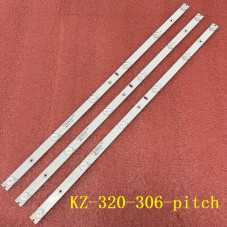 LED подсветка TV KZ-320-306-pitch 3шт. 6LED 3V 582mm