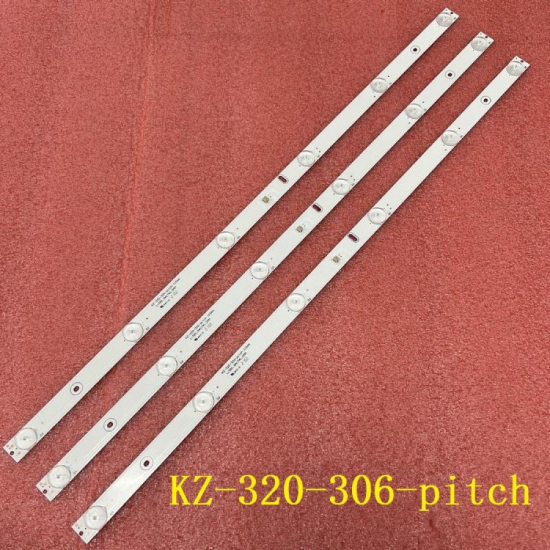 LED подсветка TV KZ-320-306-pitch 3шт. 6LED 3V 582mm LED подсветка TV KZ-320-306-pitch 3шт. 6LED 3V 582mm