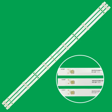 Підсвітка NVR 8060 39RD2S SMA N HRS SQY39GA064 3X6 2W MCPCB 12MM V1 39
