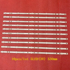 Подсветка TV 5ED 3V 530MM BBK 55lex-6039/uts2c ds55m78-ds02-v01 DSBJ-W