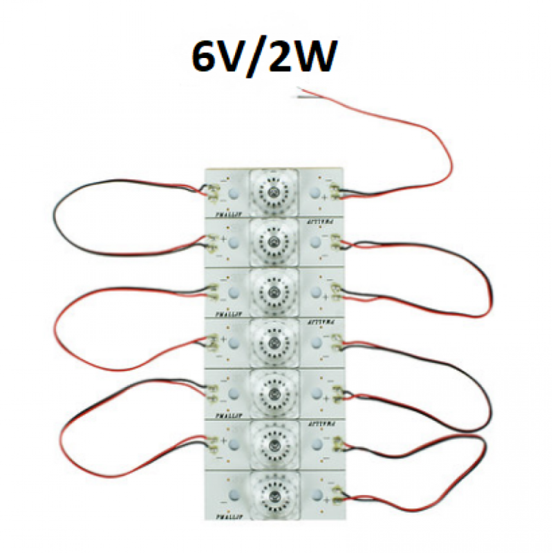 1 диод 6v квадратный спаяны 7штук 2W Square-lens 1 диод 6v квадратный спаяны 7штук 2W Square-lens