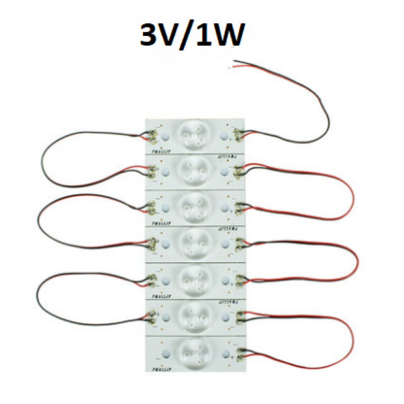 1 диод 3v круглый Alum спаяны 7штук 1w Pugovka 1 диод 3v круглый Alum спаяны 7штук 1w Pugovka