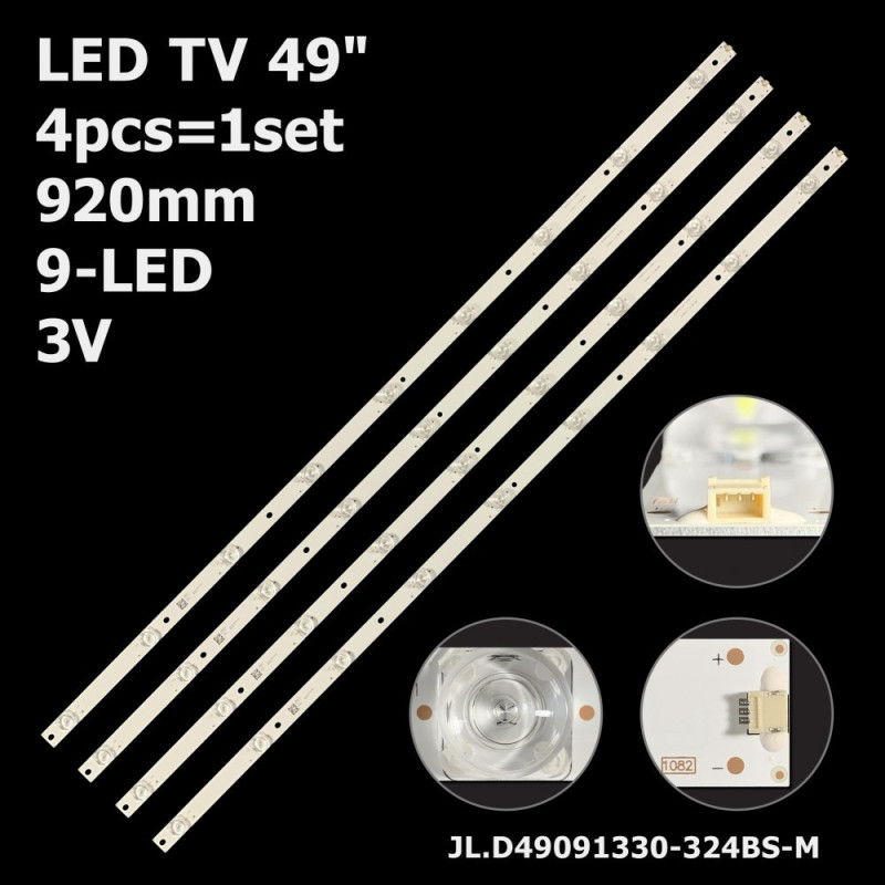 Подсветка TV 49inch 9led 920mm JL.D49091330-324BS-M BOEI490WQ1 49D2U30 Подсветка TV 49inch 9led 920mm JL.D49091330-324BS-M BOEI490WQ1 49D2U30