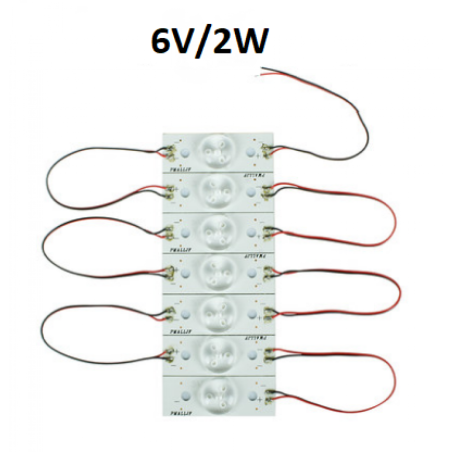 1 диод 6v круглый спаяны 7штук 1w Pugovka