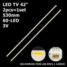 Подсветка TV Skyworth SEL420V8-S0AA 5300-AZ420V8R0 5300-AZ420V8L0 42E6