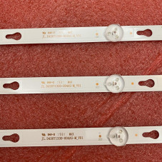 Подсветка TV 7led 800mm 3v 4C-LB430T-HRC 4C-LB430T-XR3 4C-LB430T-JFA J