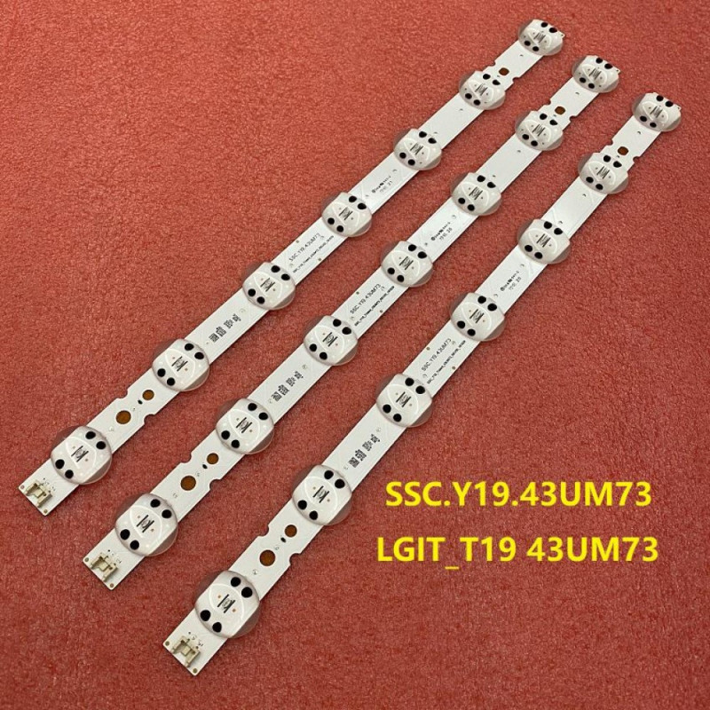 Подсветка TV 7LED 6V 425mm Trident LGIT_T19 SSC_Y19_43UM73 LGITT19 SSC Подсветка TV 7LED 6V 425mm Trident LGIT_T19 SSC_Y19_43UM73 LGITT19 SSC