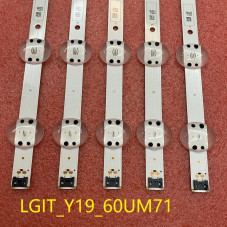 Подсветка TV 8LED 6V 670mm LGIT_Y19_60UM71 LGITY1960UM71 LGIT_Y19_6OUM